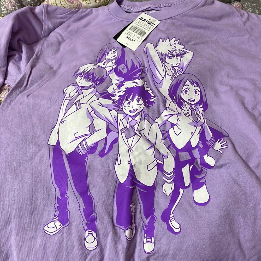 My Hero Academia Purple shirt from Zumiez